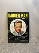 Vintage 1960’s Danger Man Annual Hardback  Colour Patrick McGoohan