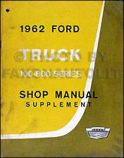 1962 only Ford Pickup Truck Original Shop Manual Supp F150 F250 F350 F500-F800