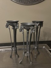 Vintage Greek Candle Silver