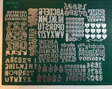 Alphabet & Numbers Die Sets