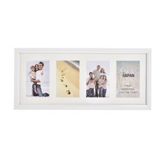 Photo Frame Wall Mount 3, 4 or 5 Aperture college Frame Black or White