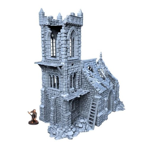 Ruined sanctuary 28mm dnd - sanctuary,