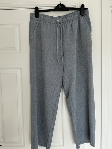 Light blue linen - m&s,
