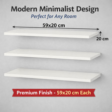 White Wall Shelf Storage Board