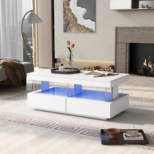 High Gloss LED Coffee Table