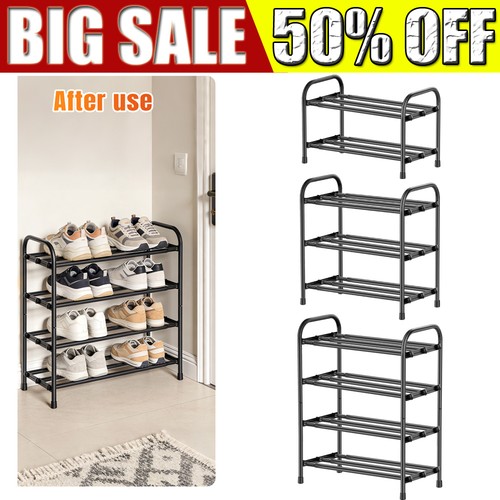 Expandable shoe rack 4 tier - 2-4,