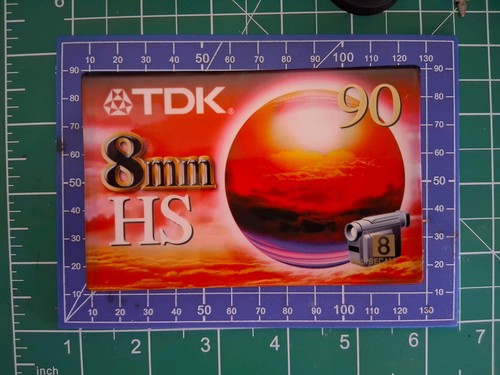 Tdk 8mm p5 90hsen - tdk, hs