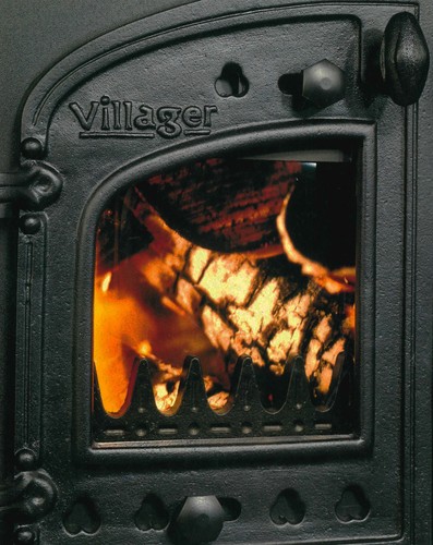 Villager stove glass - glass, 185mm