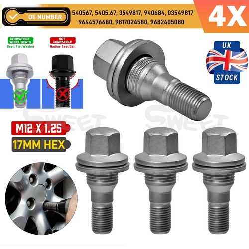 Wheel bolts nuts mm for - bolts,