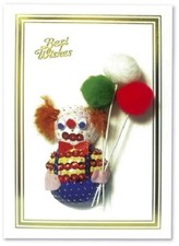 Pinflair BEST WISHES CLOWN Card Making Sequin Kit