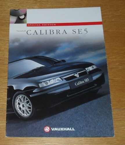 Vauxhall calibra se5 brochure - vauxhall,
