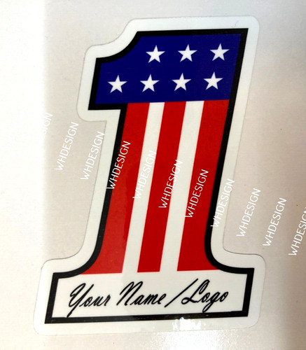 Usa decal harl - usa, motorcycle