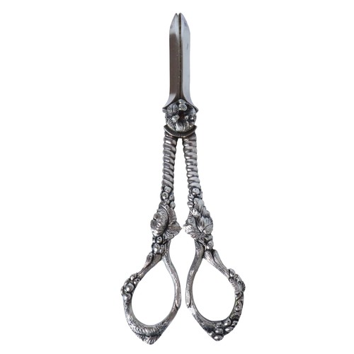 Antique silver plate grape - silver,