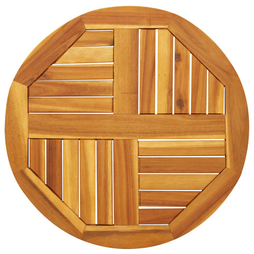 Table top round acacia - round, 60cm