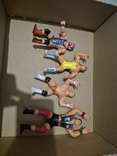 Galoob bundle WCW Flyin Brian, El Gigante, Steiner Brothers Wrestling Figures