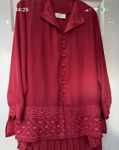 Ann harvey burgundy piece - burgundy, 2-piece