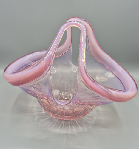 Large pink murano heavy art - large,