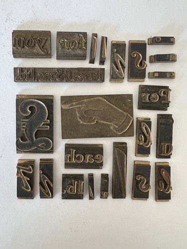 Vintage letterpress hot foil - hot,