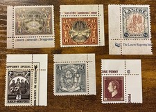 Discworld stamps x6 corners