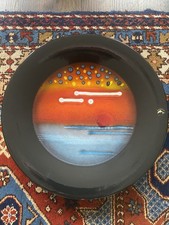 Jupiter Alan Clarke Poole art pottery charger 42 cms  Ltd Ed The planets