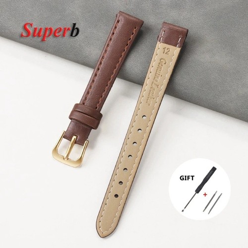 Genuine leather watch strap - leather,