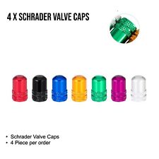 4 X Schrader Valve Caps Dust