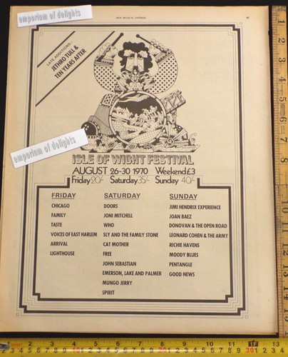 Isle wight festival 1970 - of,