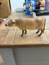 Brown Cow Figurine Resin