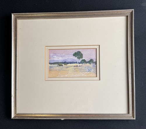 Vintage miniature acrylic - vintage,