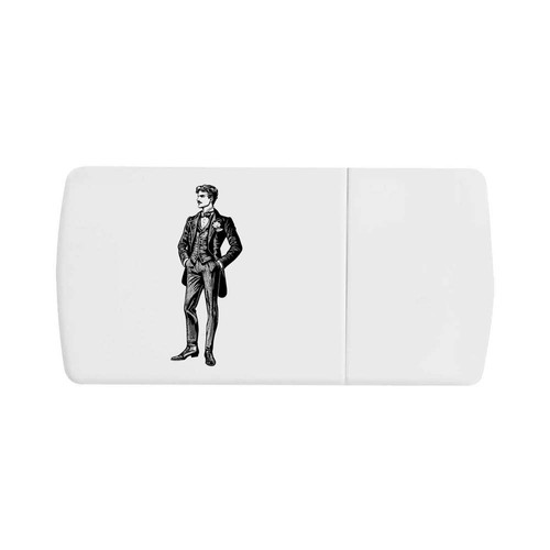 Victorian man pill box - man',