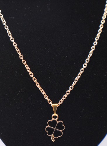Gold plated enamel flower - gold,