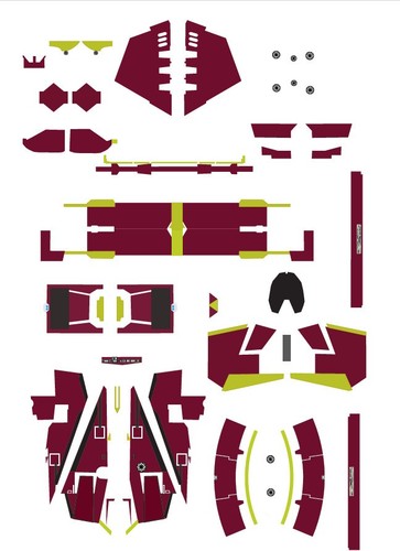 Red 144 water decals - 1/144,