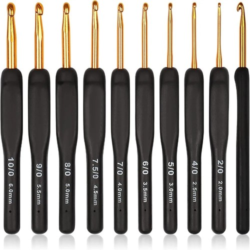 8pcs ergonomic crochet hooks - ergonomic,