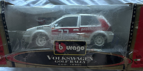 Bburago volkswagen golf rally - volkswagen,