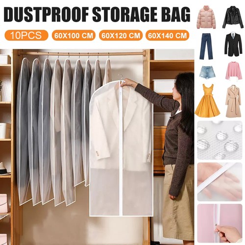 10pack large hanging suit bags - hanging,