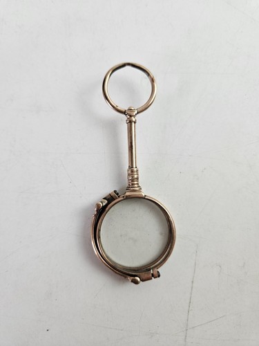 Antique gold metal - , lens