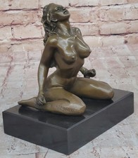 Erotic Bronze Statue of Tied