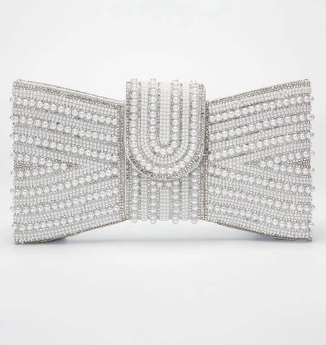 Women bow pearl embellished - bow,