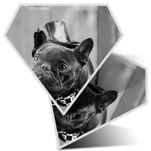 Diamond stickers 5cm - 2, bw