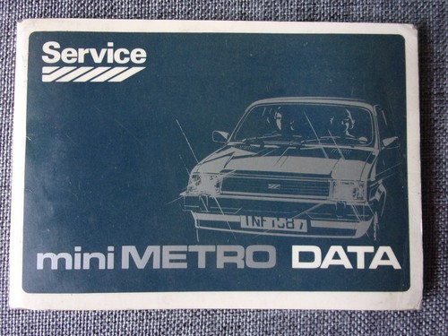 Austin mini metro orig - orig, 1981