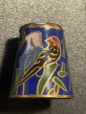 VINTAGE CLOISONNE THIMBLE  -