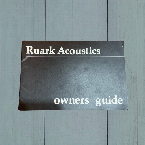Ruark acoustics operating - acoustics,