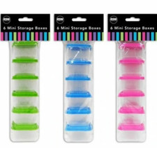 18 X Plastic Mini Storage