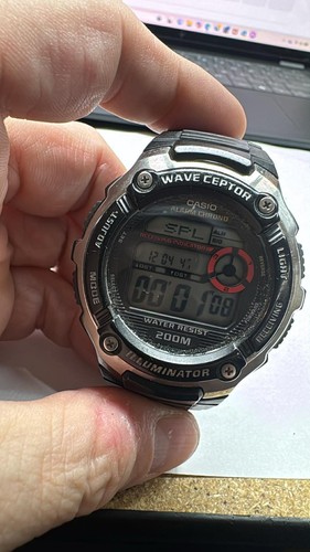 Casio wave ceptor quartz watch - casio,