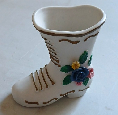 Glossy ceramic shoe ornament - glossy,
