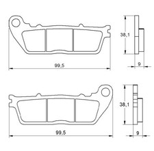 RECESSED BRAKE PADS POSTER