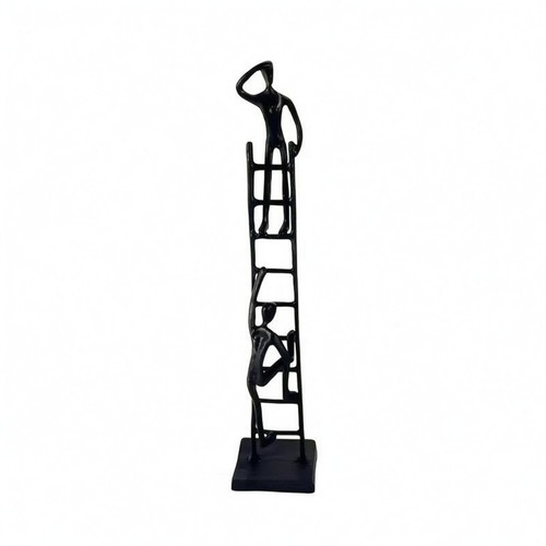 Ladder frame sculpture black - frame,