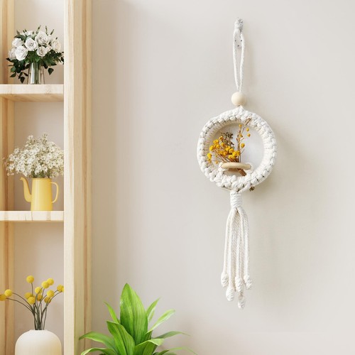 Handwoven macrame wall hanging - handwoven,