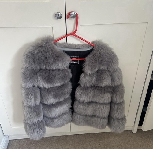 Women grey faux fur - women’s,