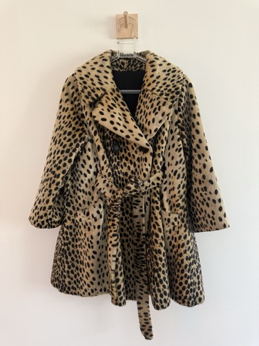 Vintage 1960s faux leopard - vintage,